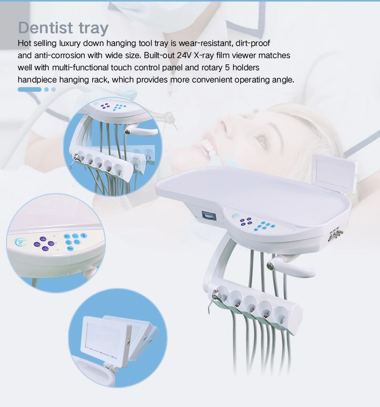 Tk-502 Medical Dental Equipment/Unit Clinic Dentist Implant Electric Dental Chair Price