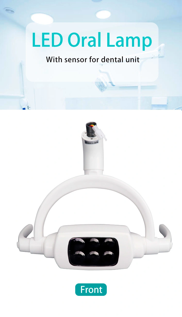 Dental Lamp with Sensor Lighting Operation Oral 6 LED Lamp for Dental Unit