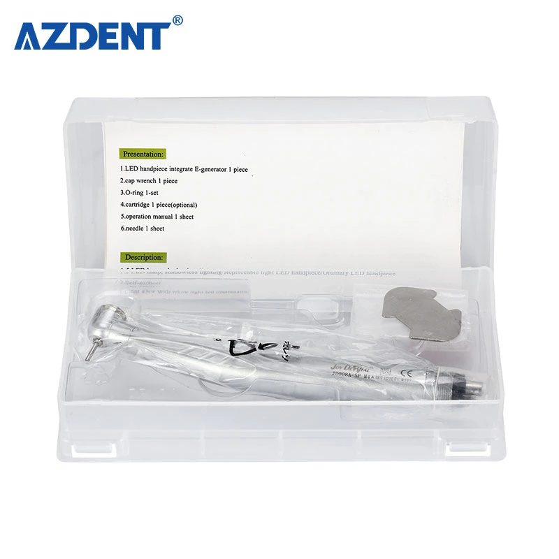 Azdent Dental Supply High Speed Push Button Dental E-Generator Handpiece