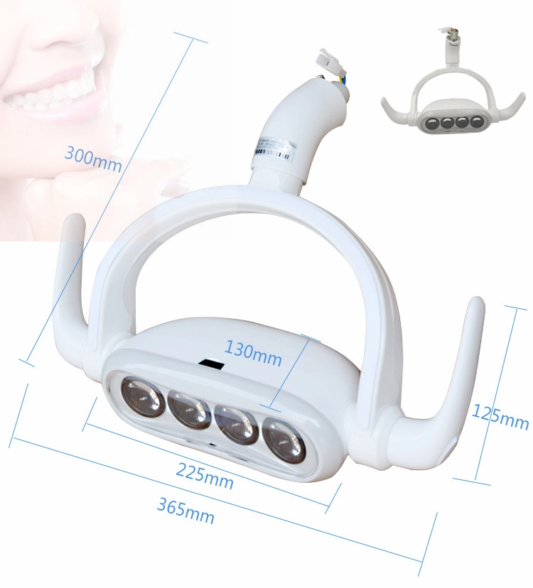 Dental Surgical LED Light Clinic Oral Lamp Dental Chair Light with Ceiling Mount Arm