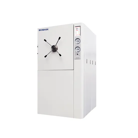 Biobase Laboratory 150litres Horizontal Vacuum Pulse Steam Pressure Autoclave with Loading Trolley 