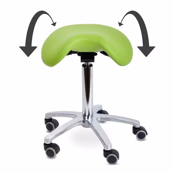 Luxury Backrest Ergonomic Dental Doctor Assistant Saddle Chairs Dentist Stool