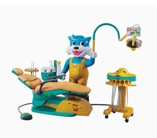 Clinic Electric Kids Dental Chair Unit with LED Light for Children 