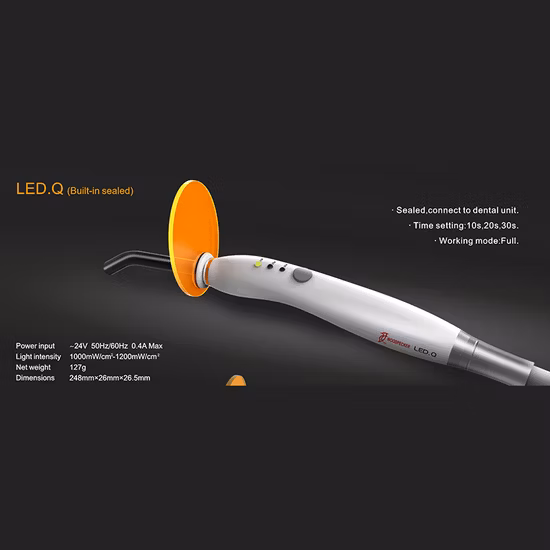Strong Power Dental Curing Light LED High Wavelength Wireless 5 Seconds Light Cure Dental