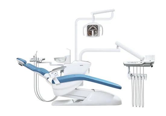 High Quality Dental Chair Unit Hard Leather Computer Controlled Dentist Chair