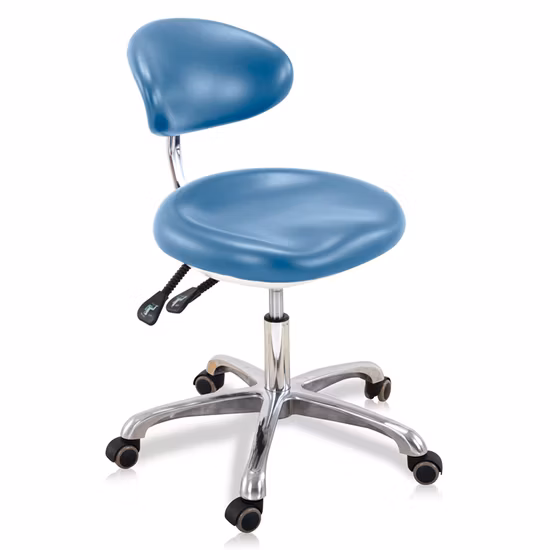 Steel Professional Leather Dental Doctor Hospital Furniture Dentist Stool