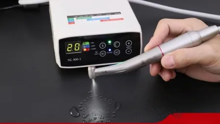 Dental Low Speed Handpiece Contra Angle 1/5 Push Button Inner Water Channel 
