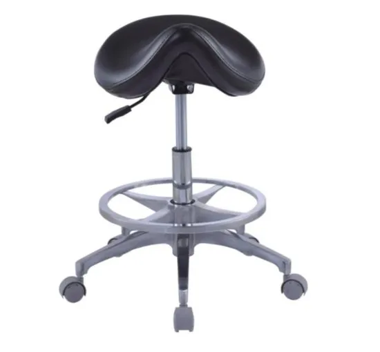 Mobile Laboratory Dental Doctor Saddle Stool Chair 